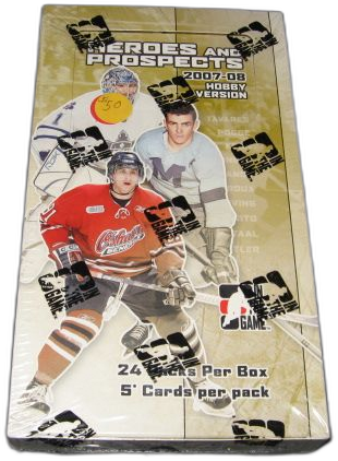 2007-08 In The Game Heroes and Prospects Hockey hobby box