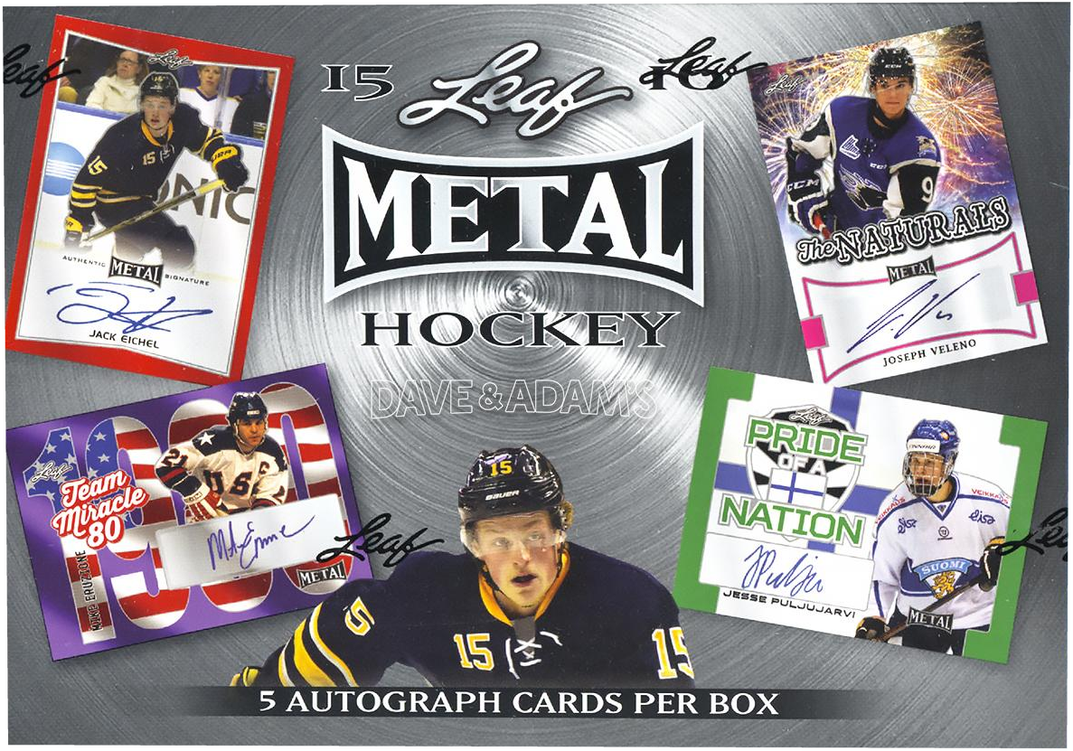 2015-16 Leaf Metal hobby box