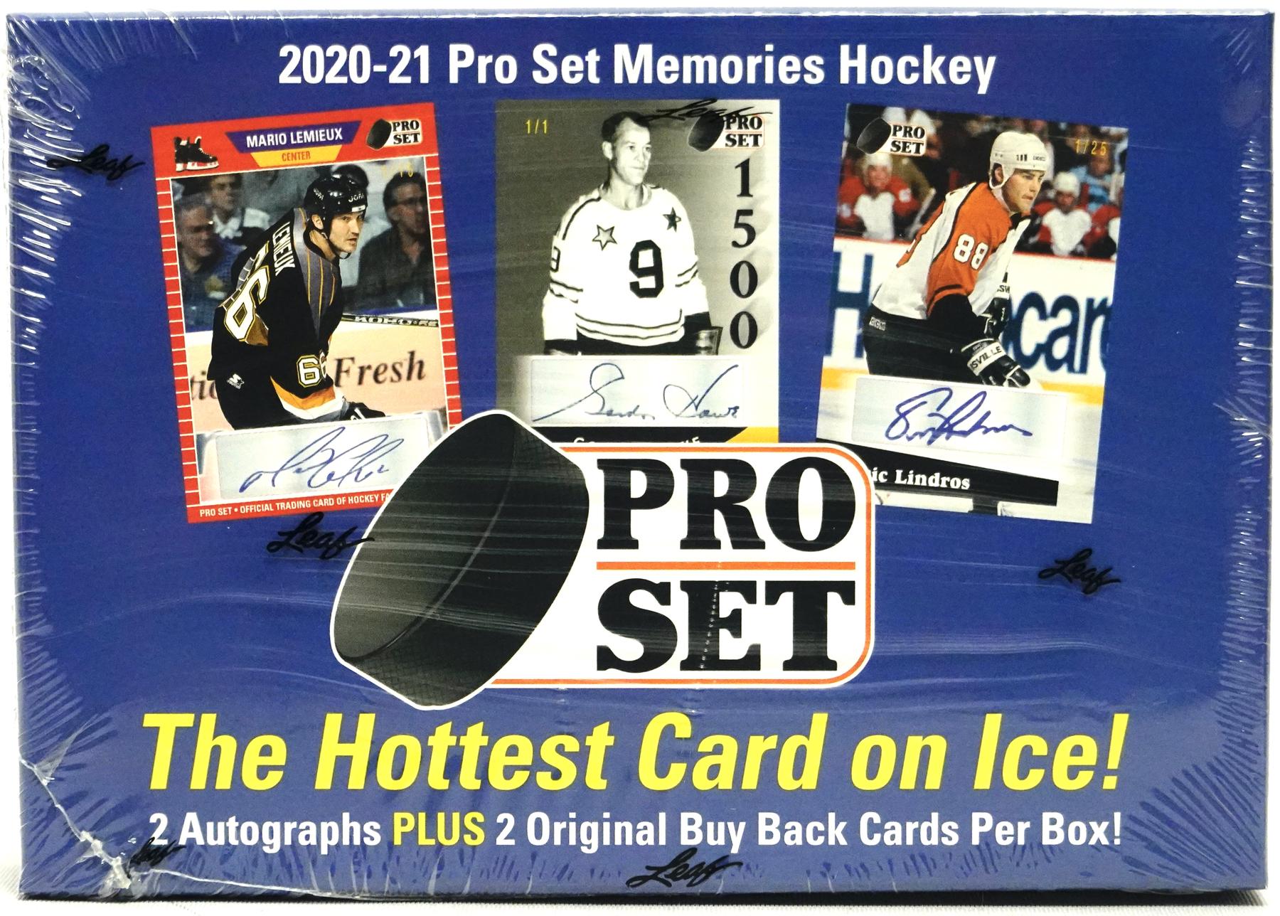 2020-21 Pro Set Memories hobby box