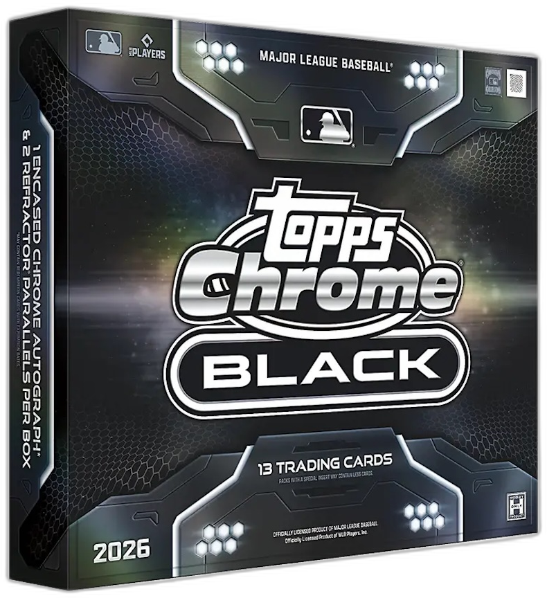 2026 Topps Chrome Black Baseball hobby box