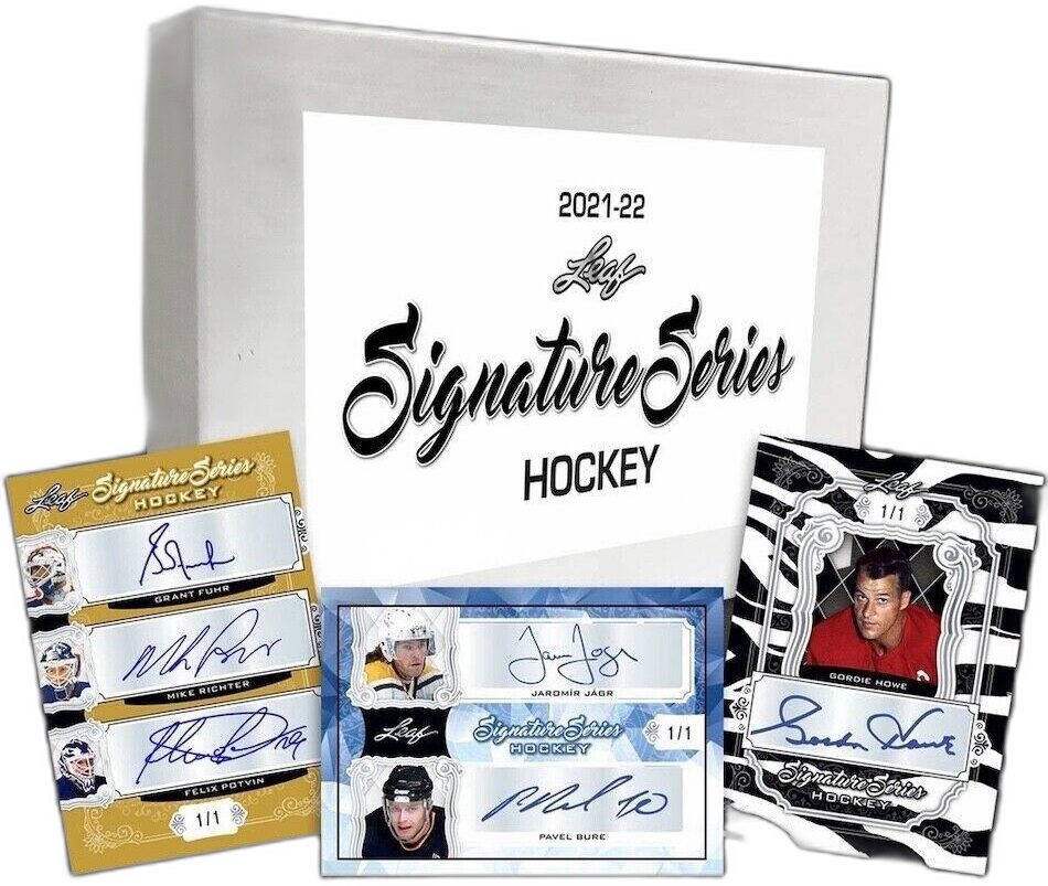 2021-22 Leaf Signature Series Hockey hobby box