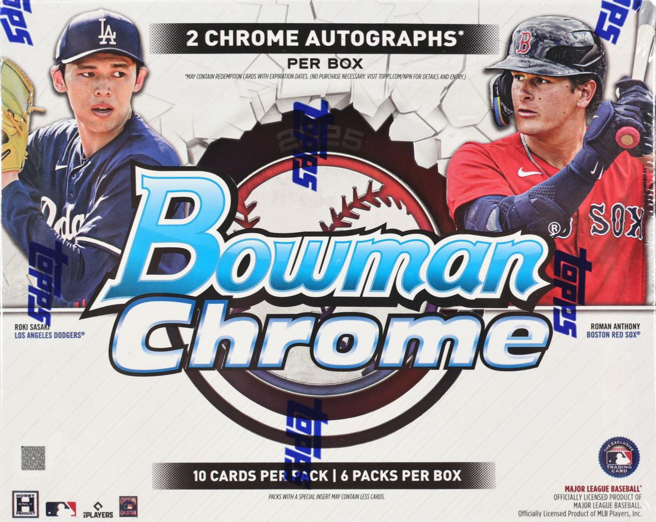 2025 Bowman Chrome hobby box