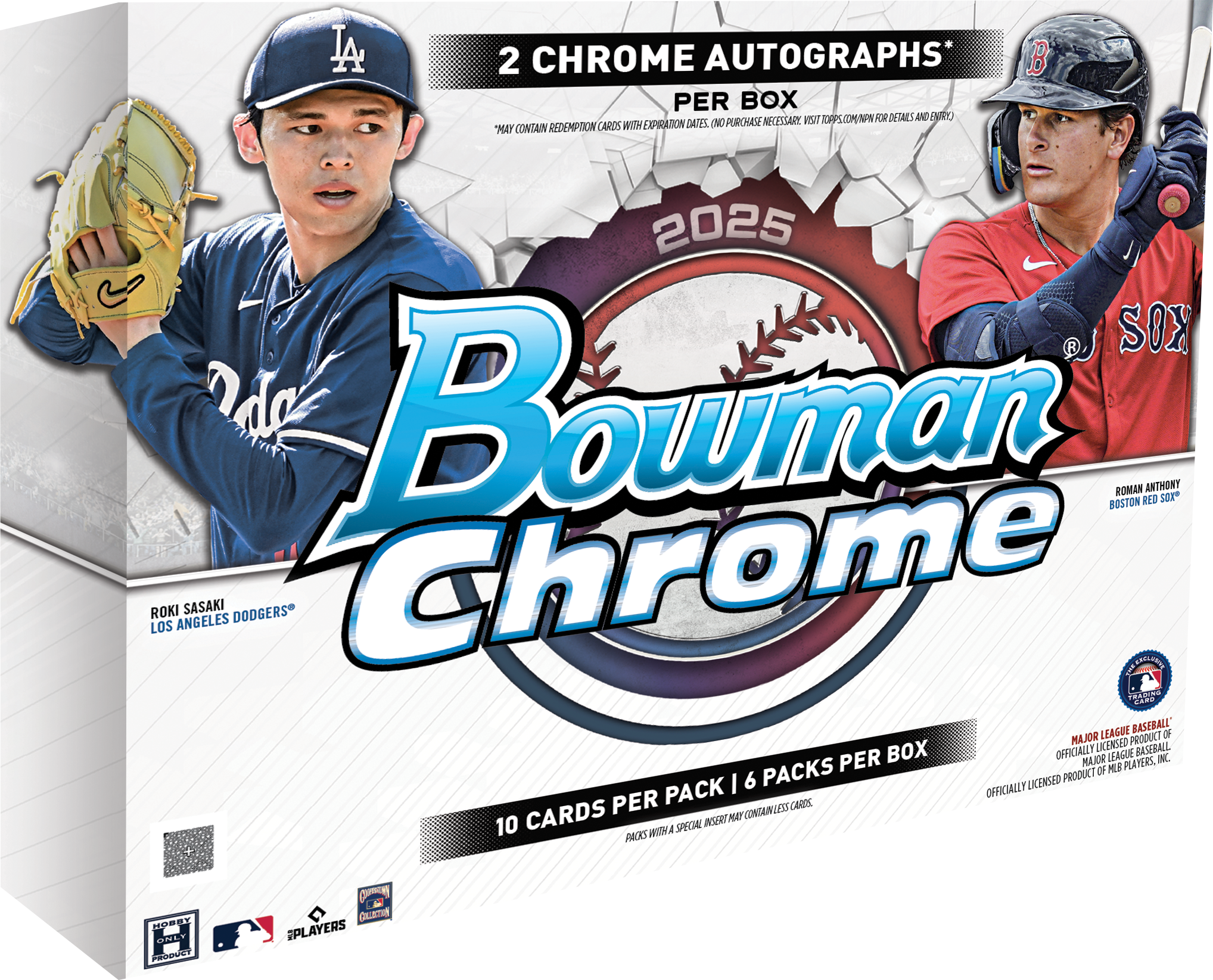 2025 Topps Bowman Chrome Baseball hobby box