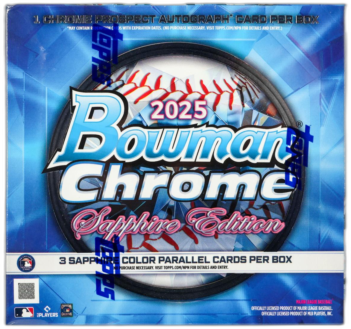 2025 Topps Bowman Chrome Sapphire Edition Baseball hobby box