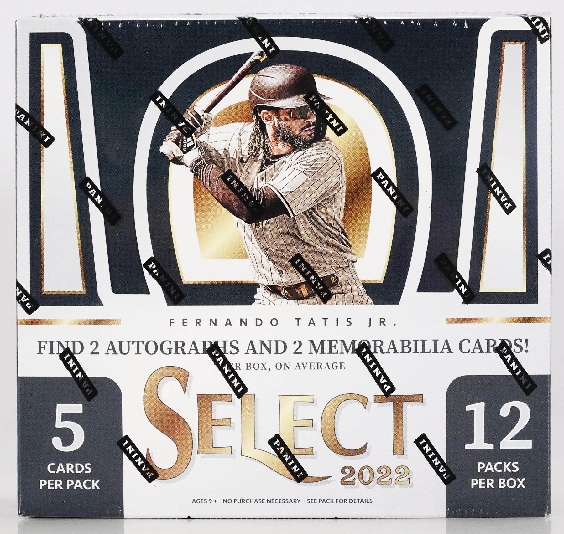 2022 Panini Select Baseball hobby box