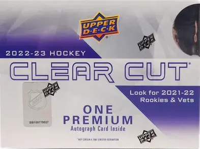 2022-23 Upper Deck Clear Cut hobby box