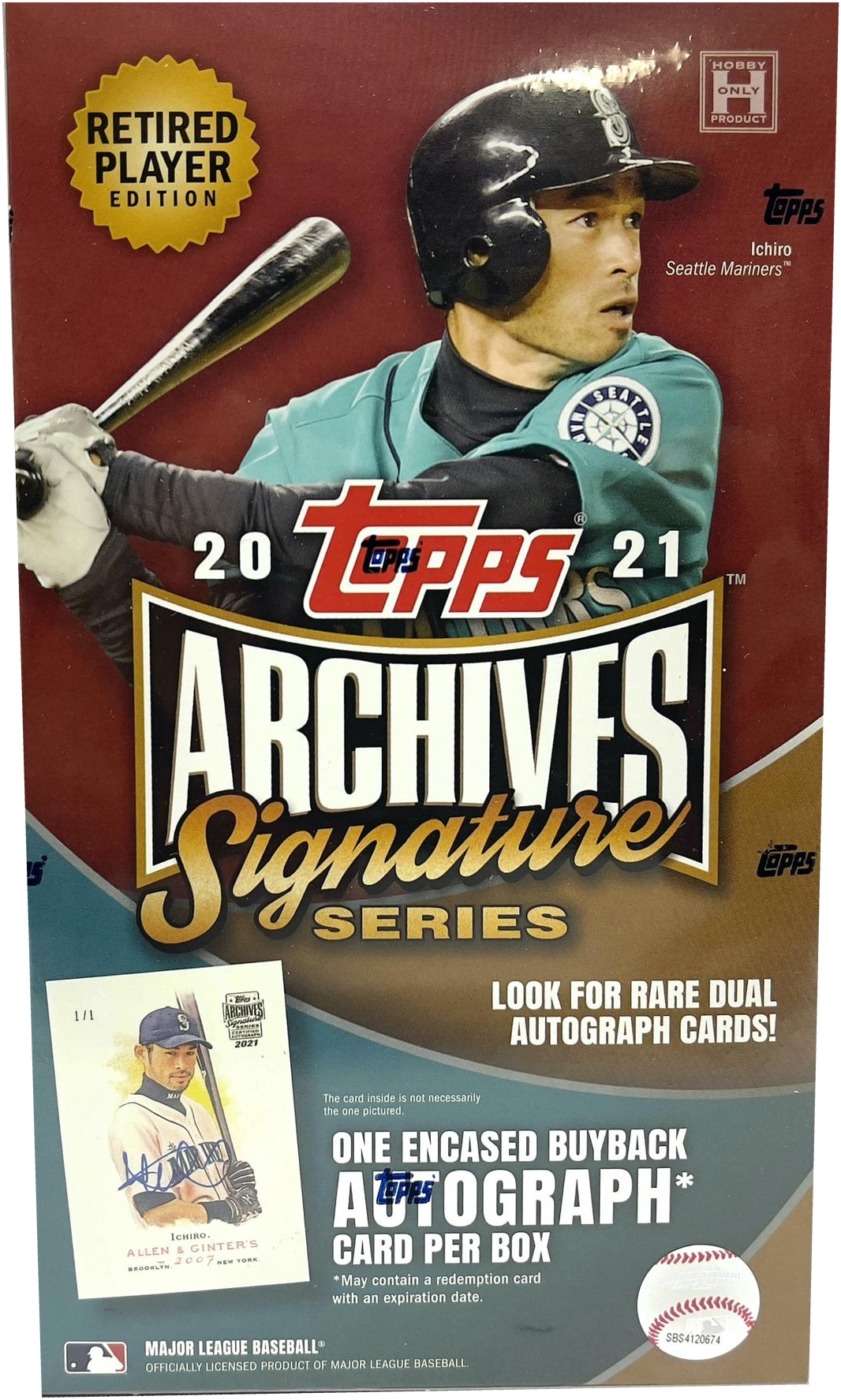 2021 Topps Archives Signature Series Retired Player Edition hobby box