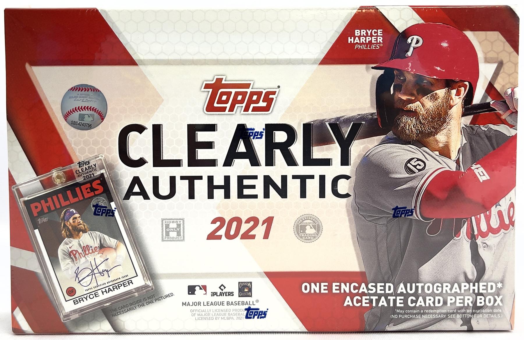 2021 Topps Clearly Authentic hobby box
