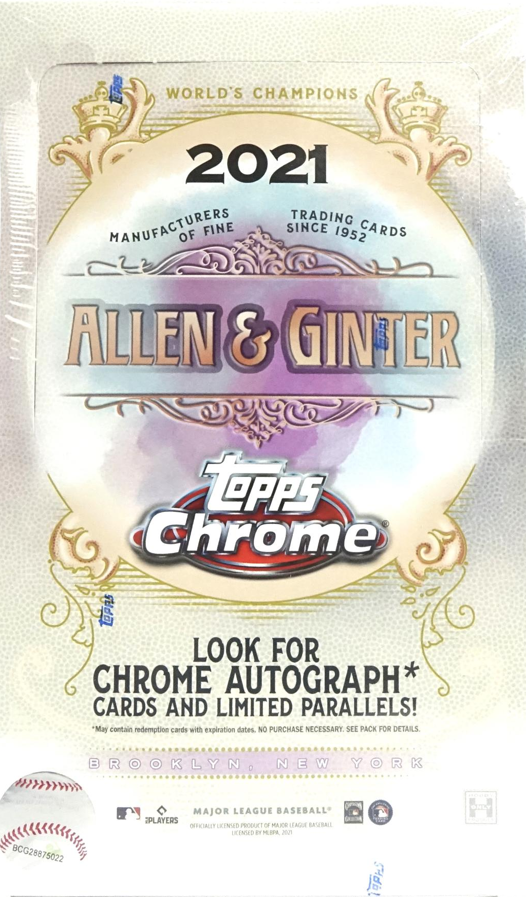 2021 Topps Allen & Ginter Chrome hobby box