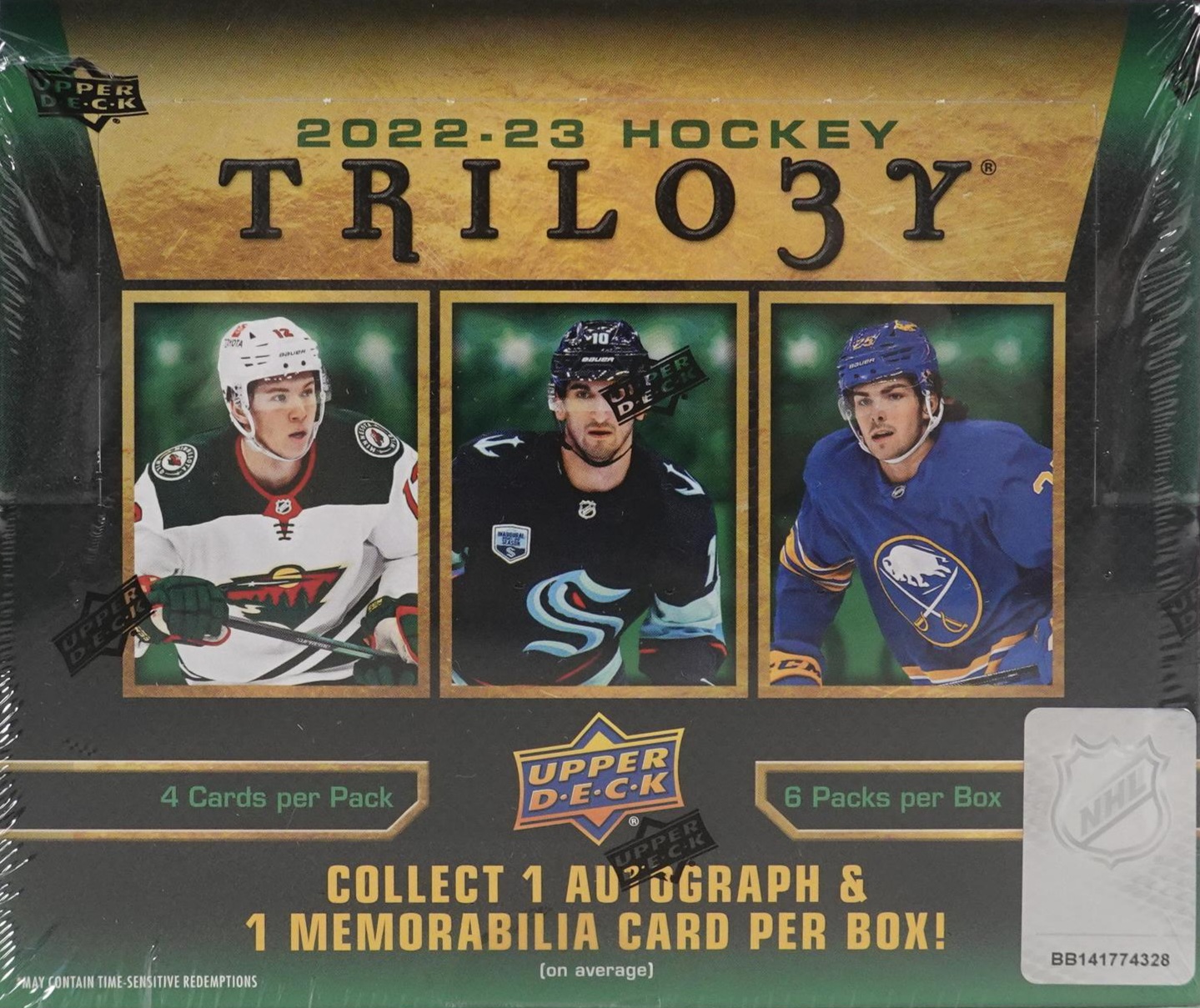 2022-23 Upper Deck Trilogy hobby box