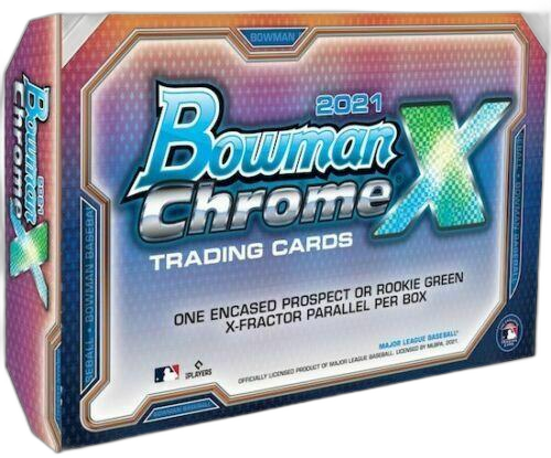 2021 Topps Bowman Chrome X Baseball hobby box