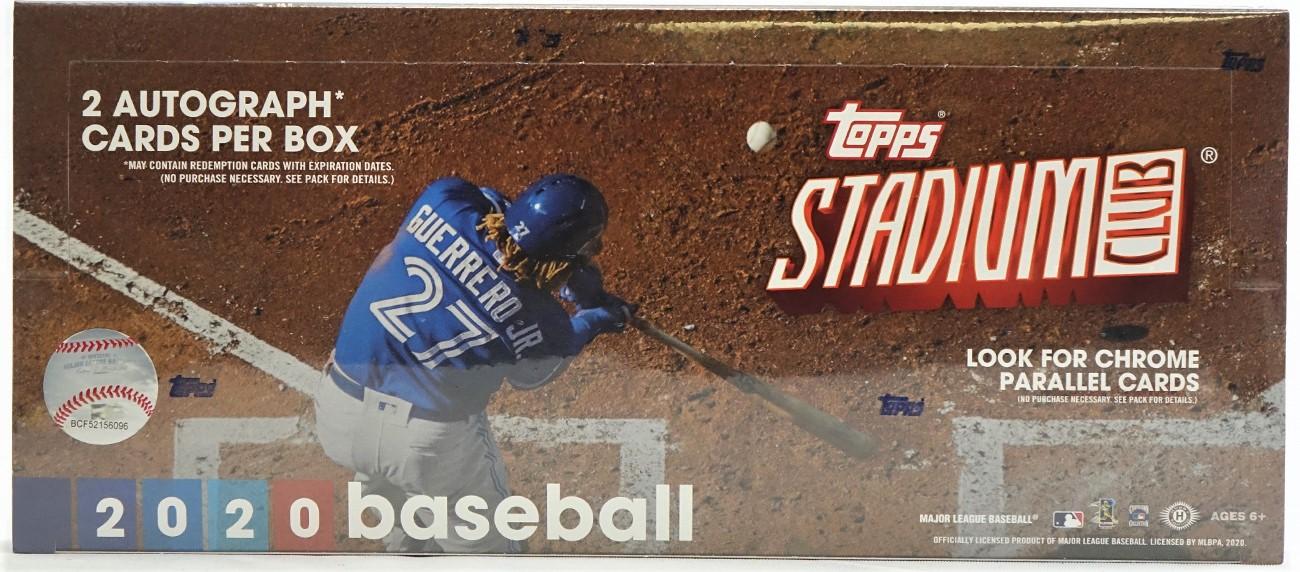 2020 Stadium Club hobby box