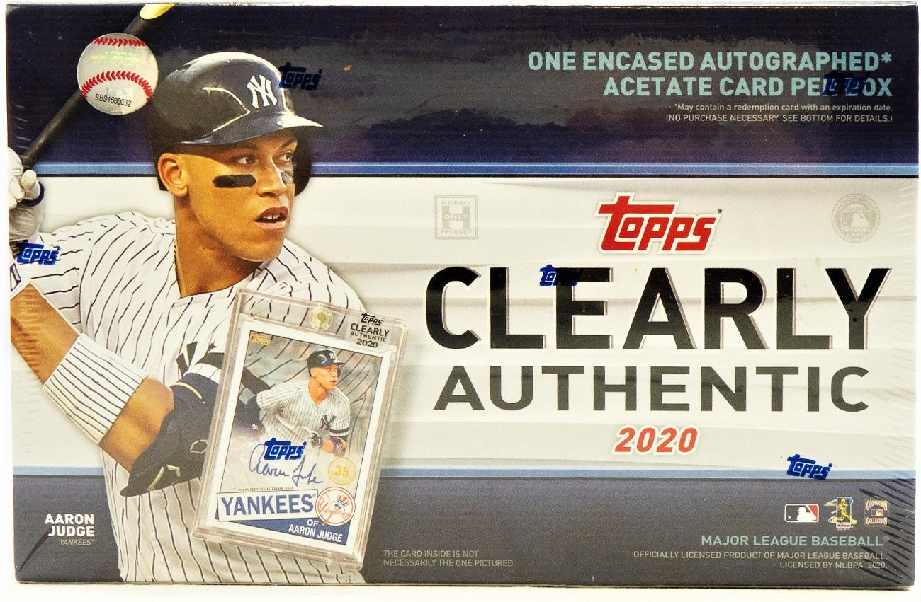 2020 Topps Clearly Authentic hobby box