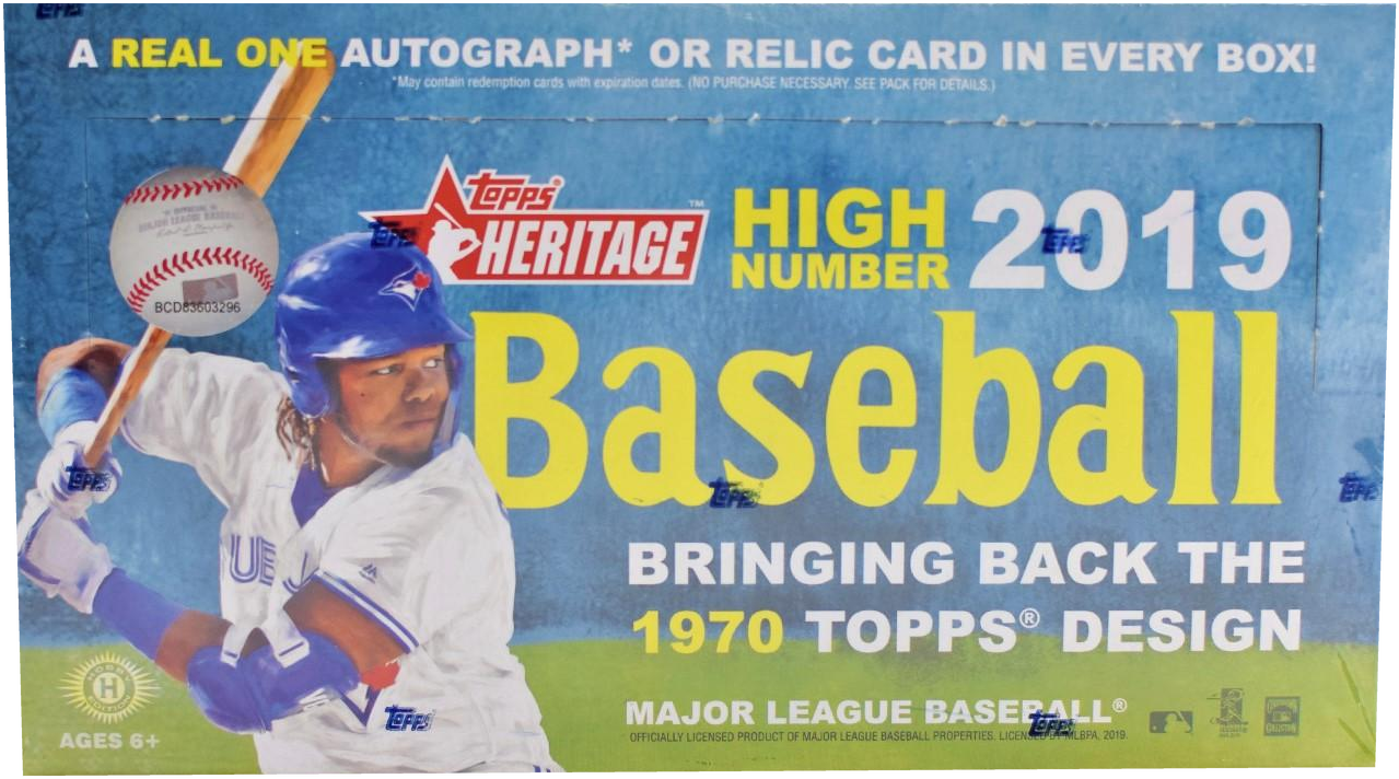 2019 Topps Heritage hobby box