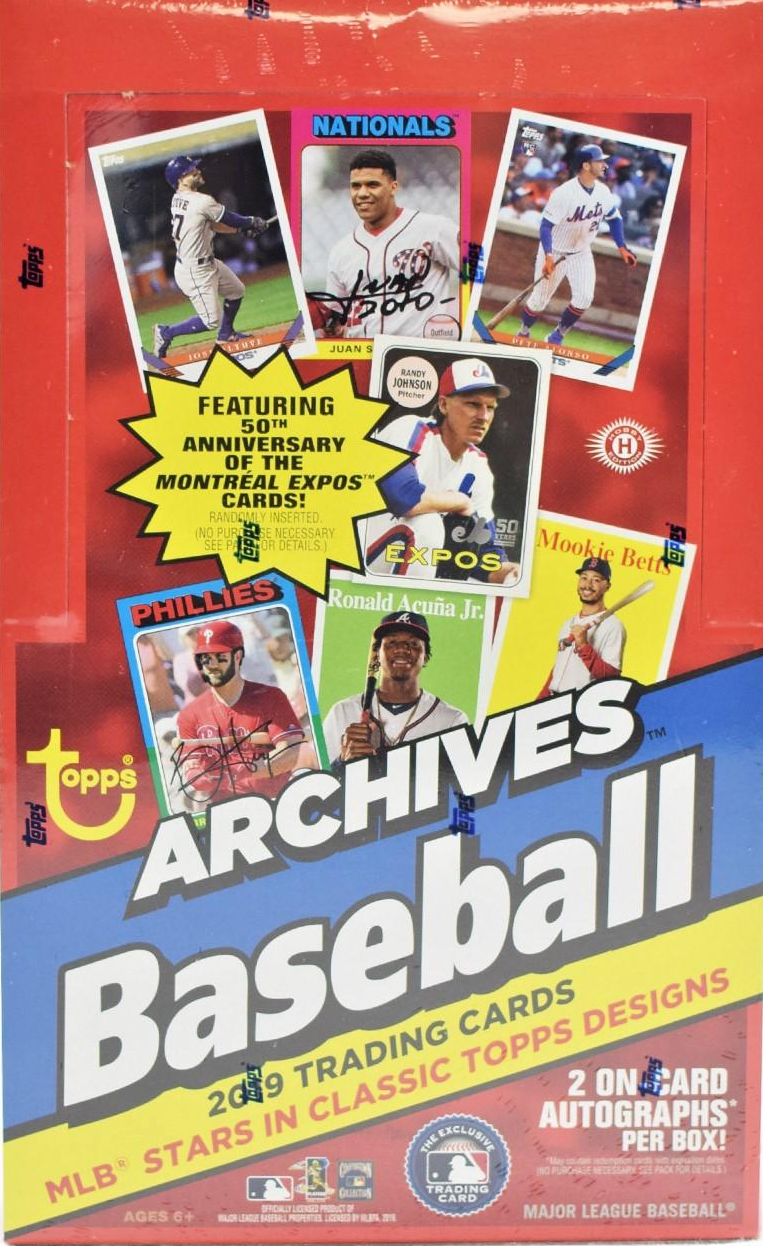 2019 Topps Archives hobby box