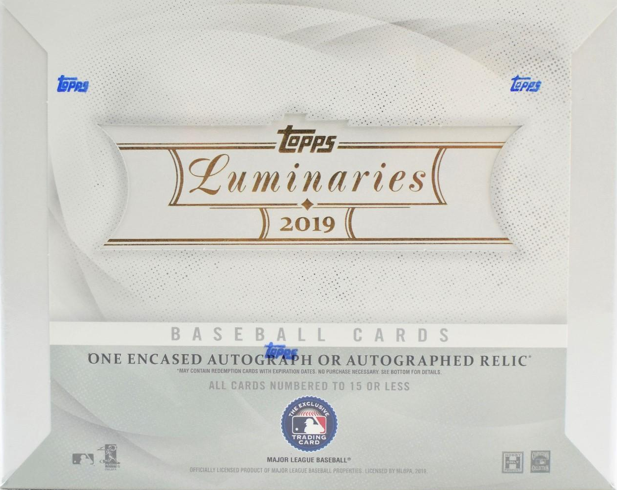 2019 Topps Luminaries hobby box