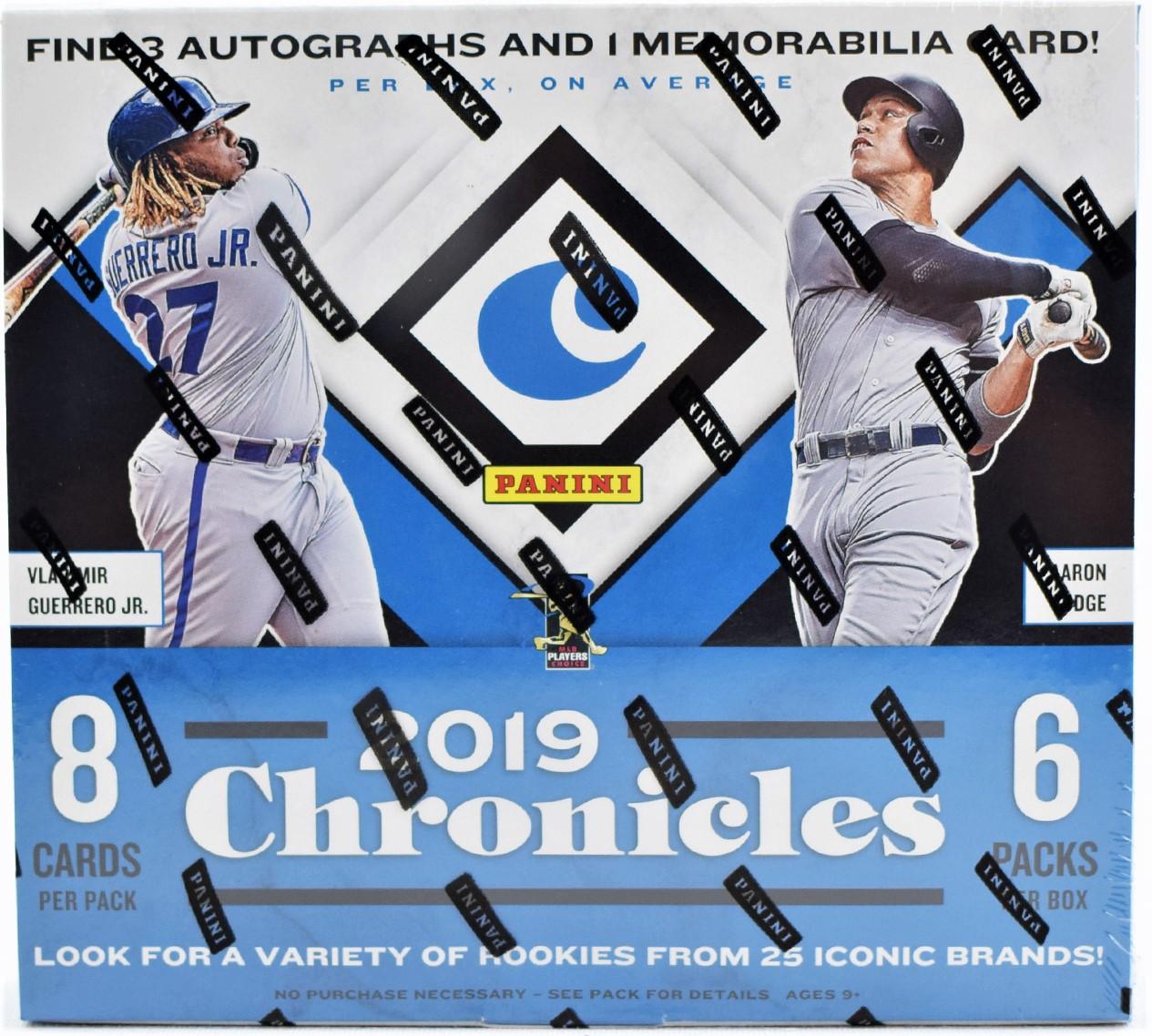 2019 Panini Chronicles hobby box