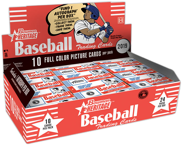 2019 Bowman Heritage hobby box