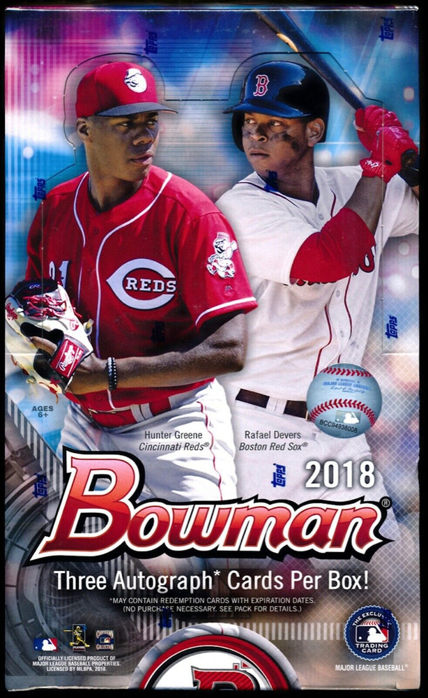 2018 Bowman hobby box