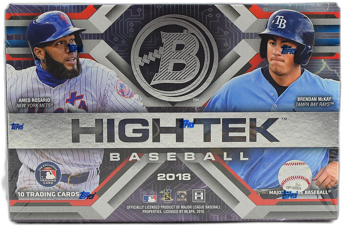 2018 Bowman High Tek hobby box