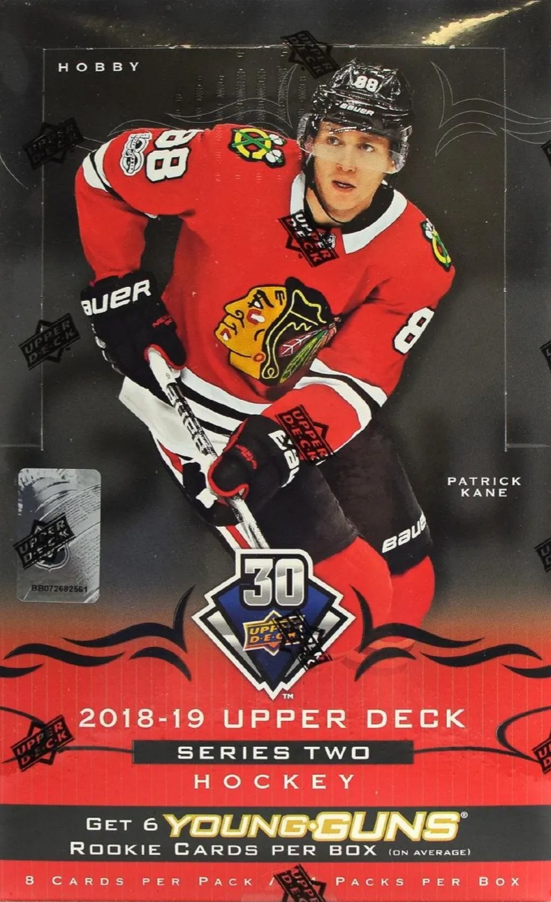 2018-19 Upper Deck hobby box