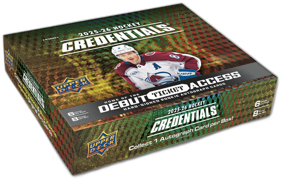 2025-26 Upper Deck Credentials Hockey hobby box