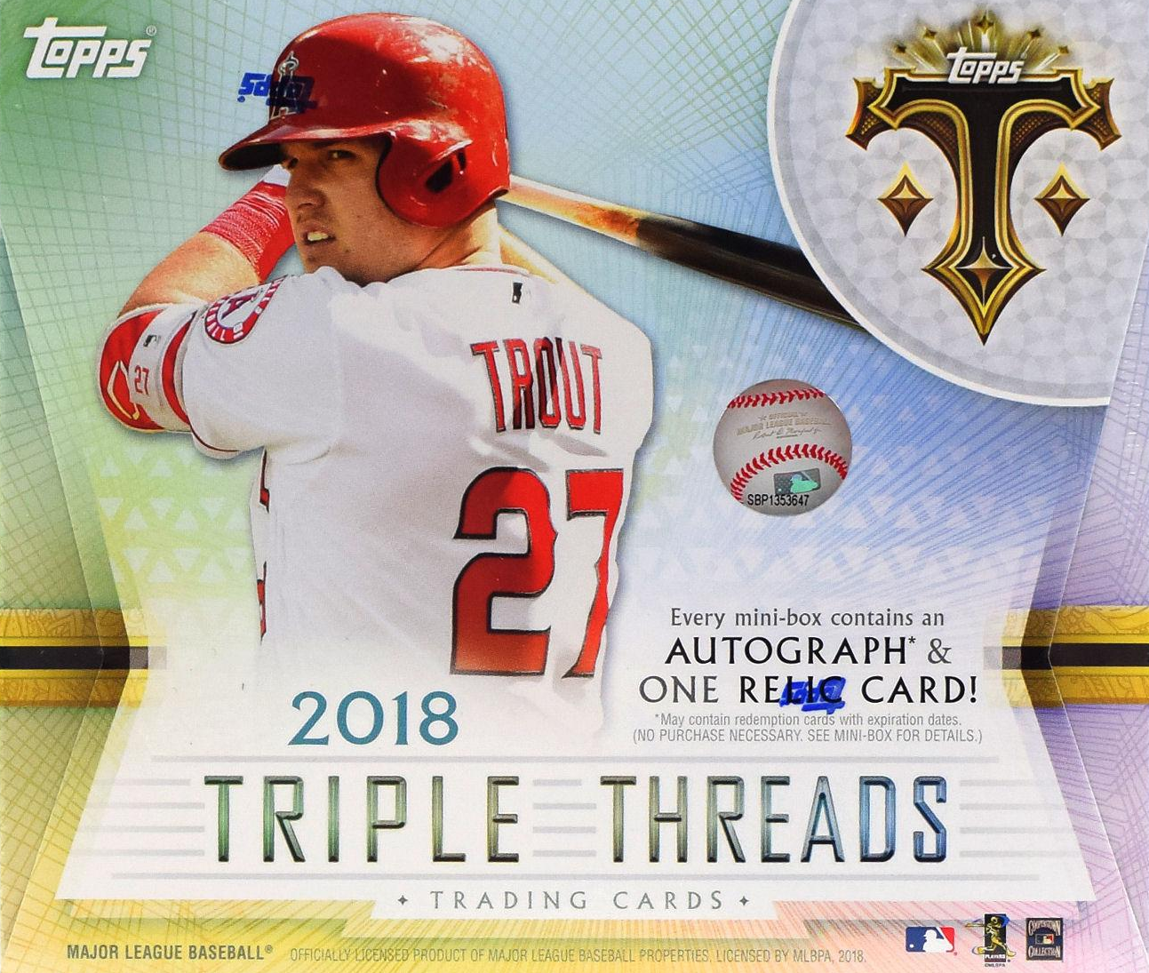2018 Topps Triple Threads hobby box