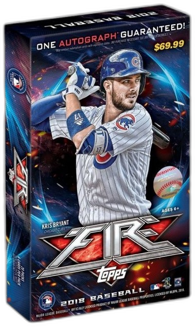 2018 Topps Fire Baseball hobby box