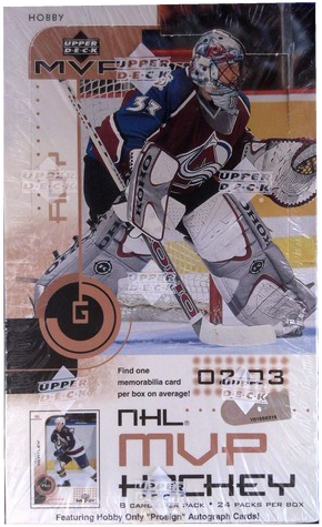 2002-03 Upper Deck MVP hobby box