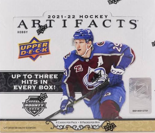 2021-22 Upper Deck Artifacts hobby box