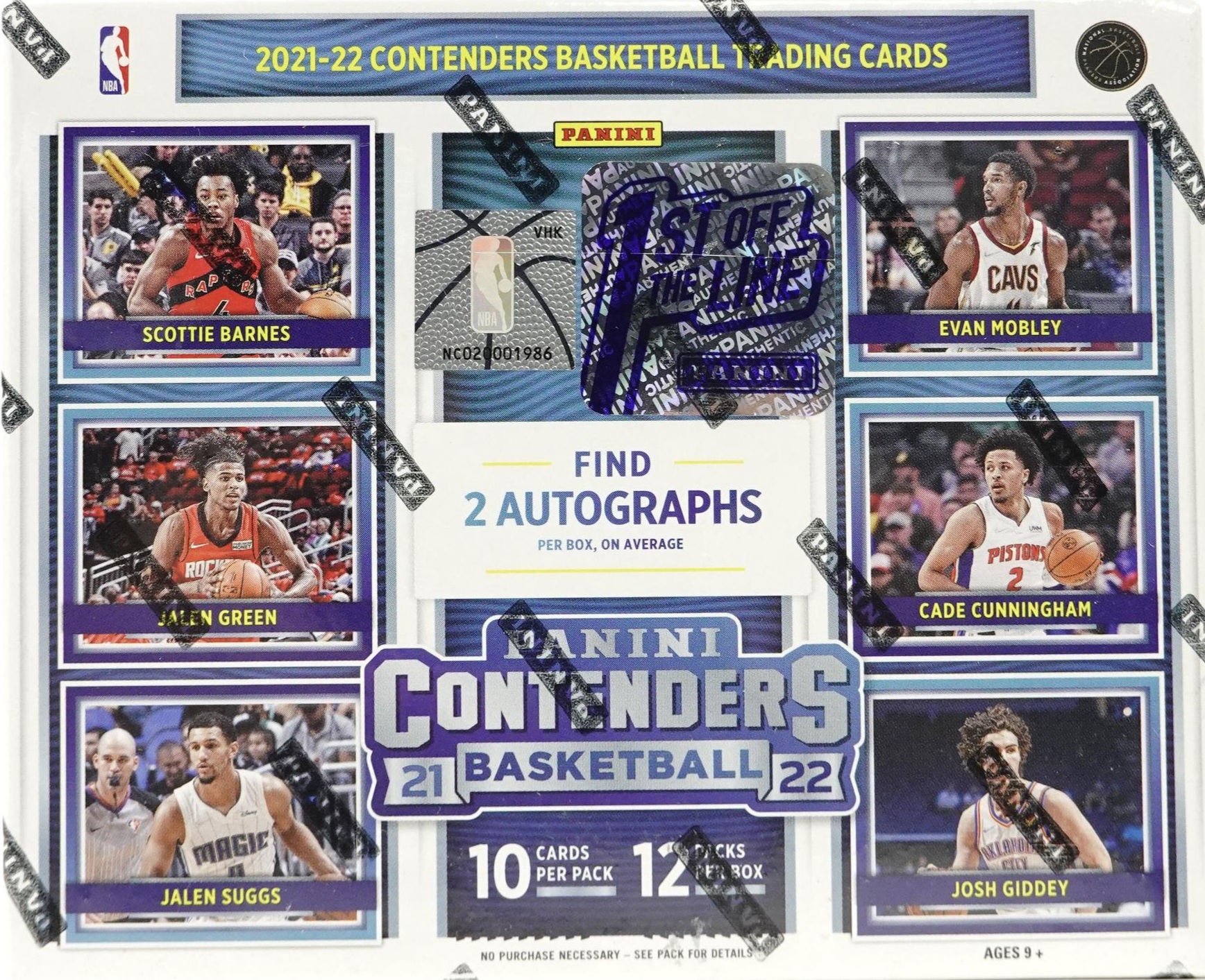 2021-22 Panini Contenders hobby box