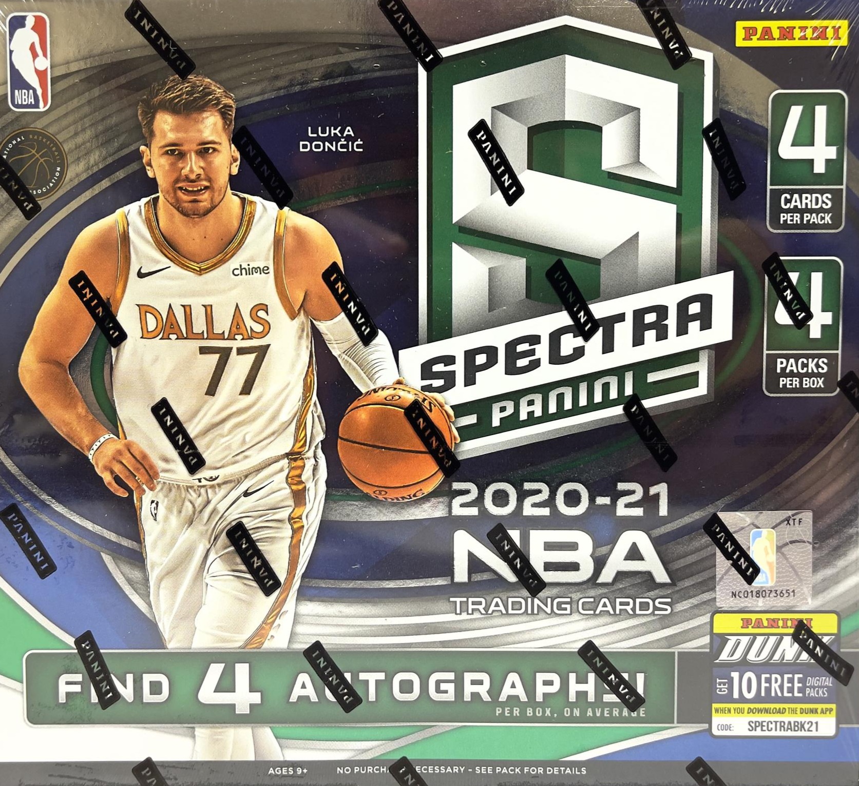 2020-21 Panini Spectra hobby box