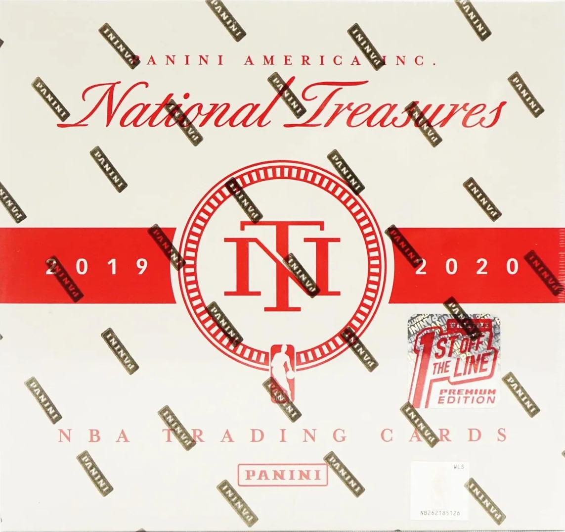 2019-20 Panini National Treasures hobby box