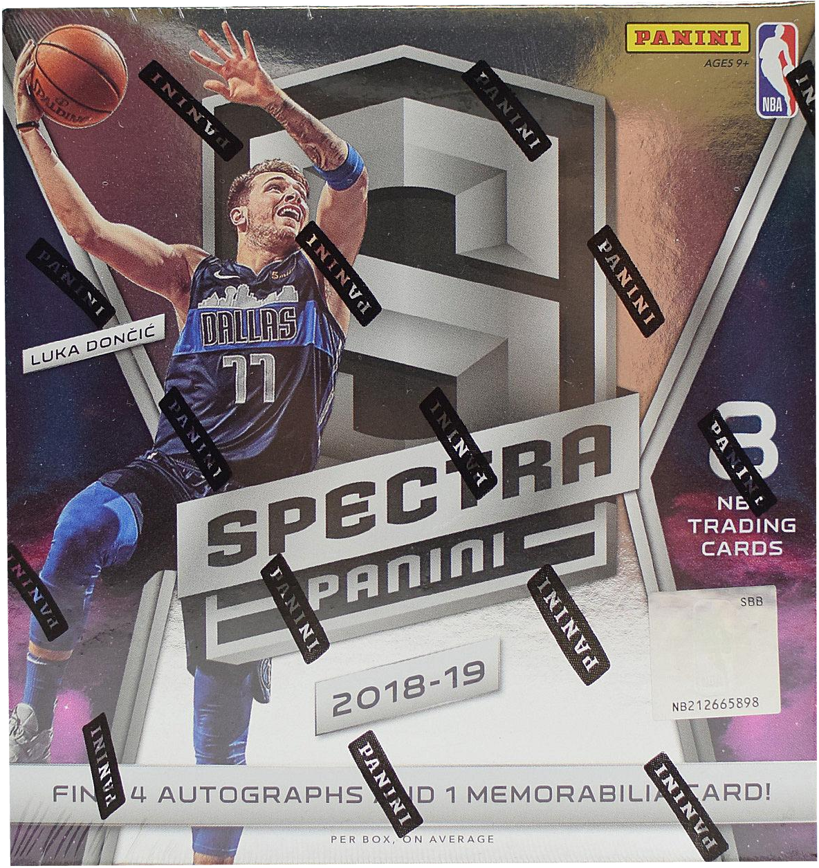 2018-19 Panini Spectra hobby box