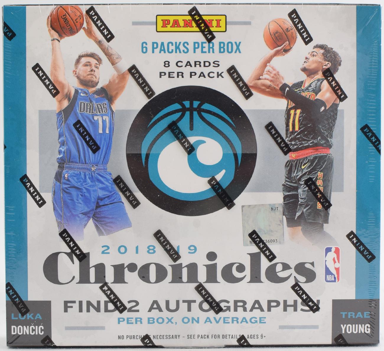 2018-19 Panini Chronicles hobby box