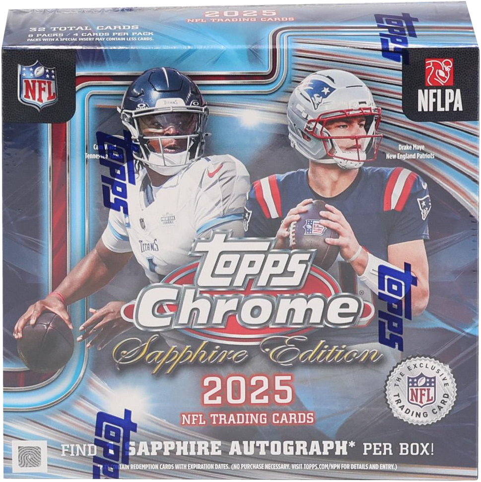 2025 Topps Chrome Sapphire Edition hobby box
