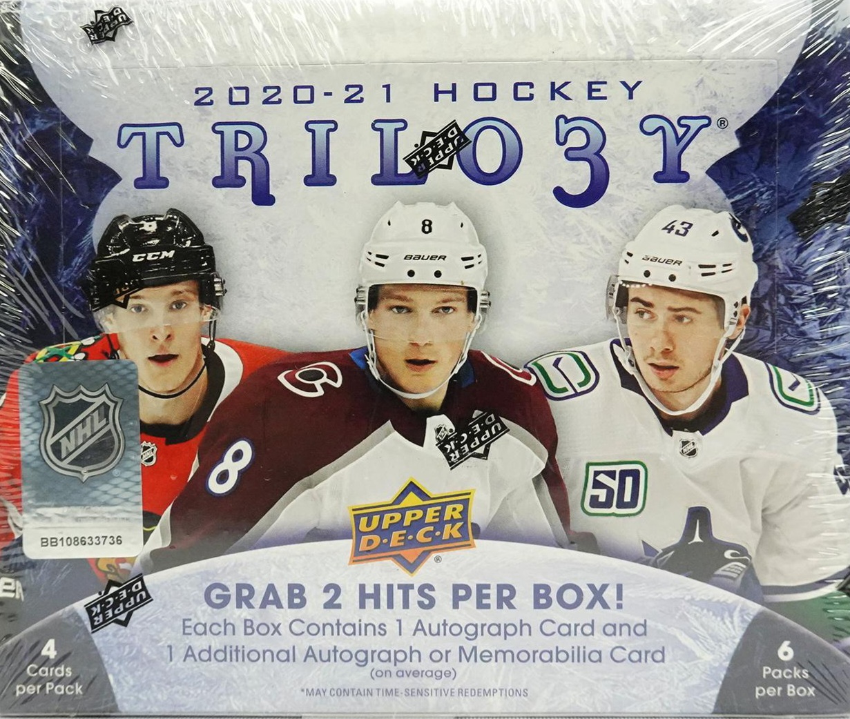 2020-21 Upper Deck Trilogy hobby box