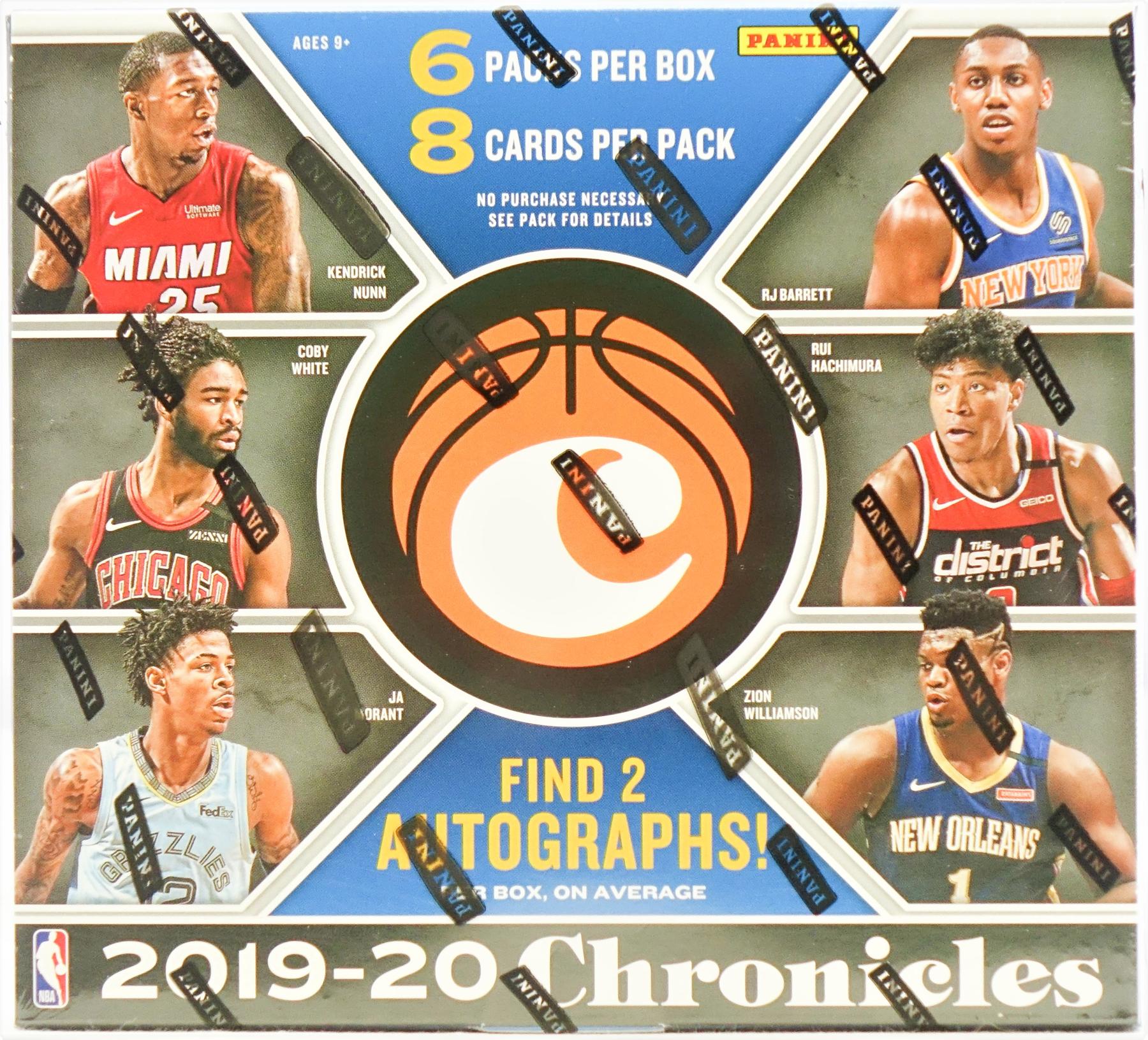 2019-20 Panini Chronicles Hockey hobby box