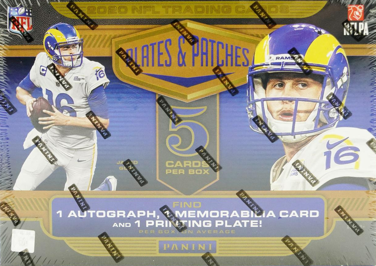 2020 Panini Plates & Patches hobby box