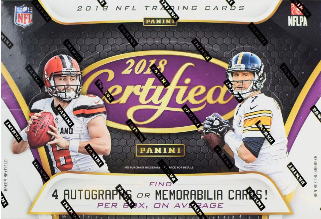 2018 Panini Certified hobby box