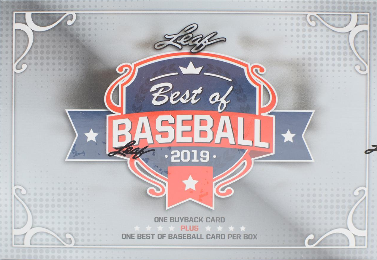 2019 Leaf Best of Baseball hobby box