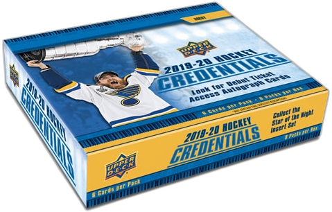 Upper Deck Credentials hobby box