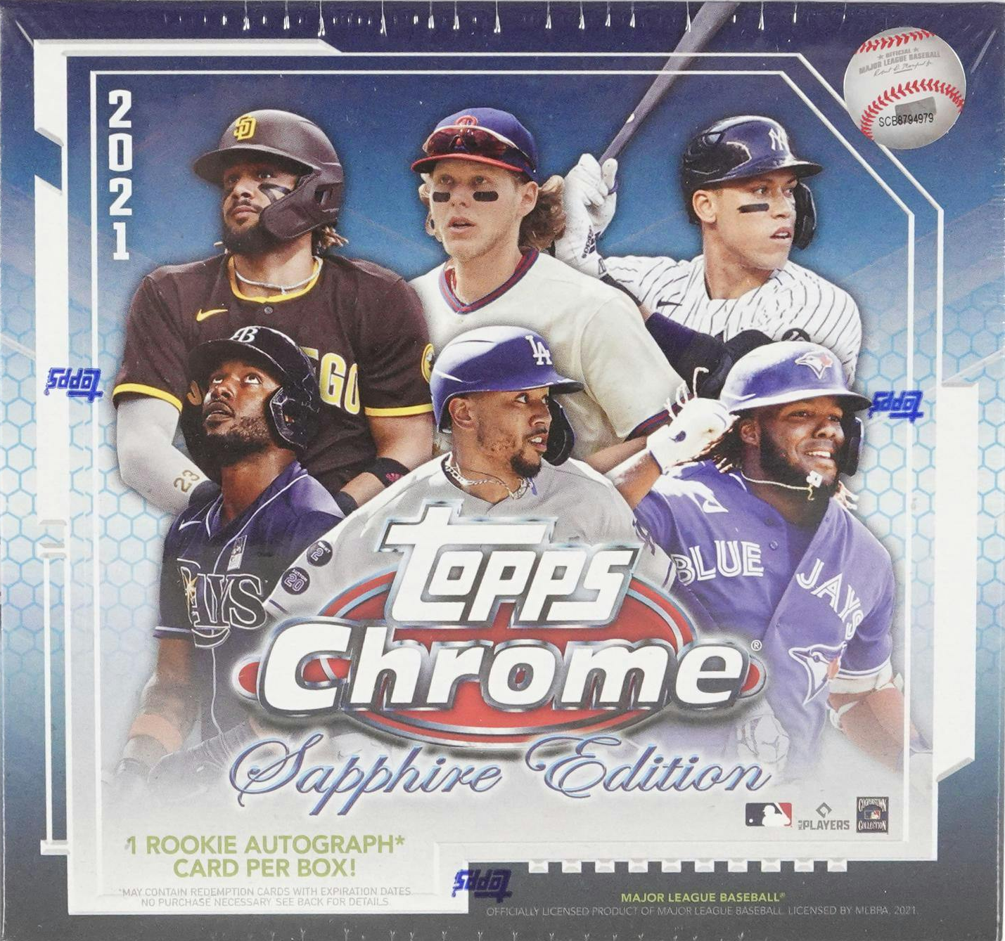 2021 Topps Chrome Sapphire Edition hobby box