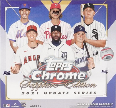 2021 Topps Chrome Update Sapphire Edition hobby box