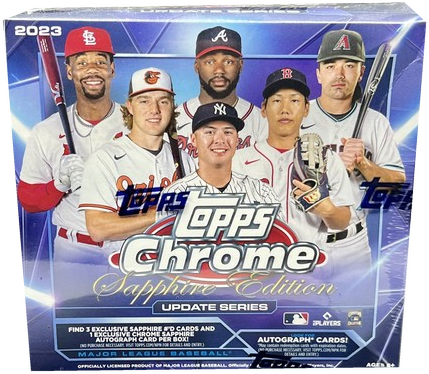 2023 Topps Chrome Update Sapphire Edition hobby box