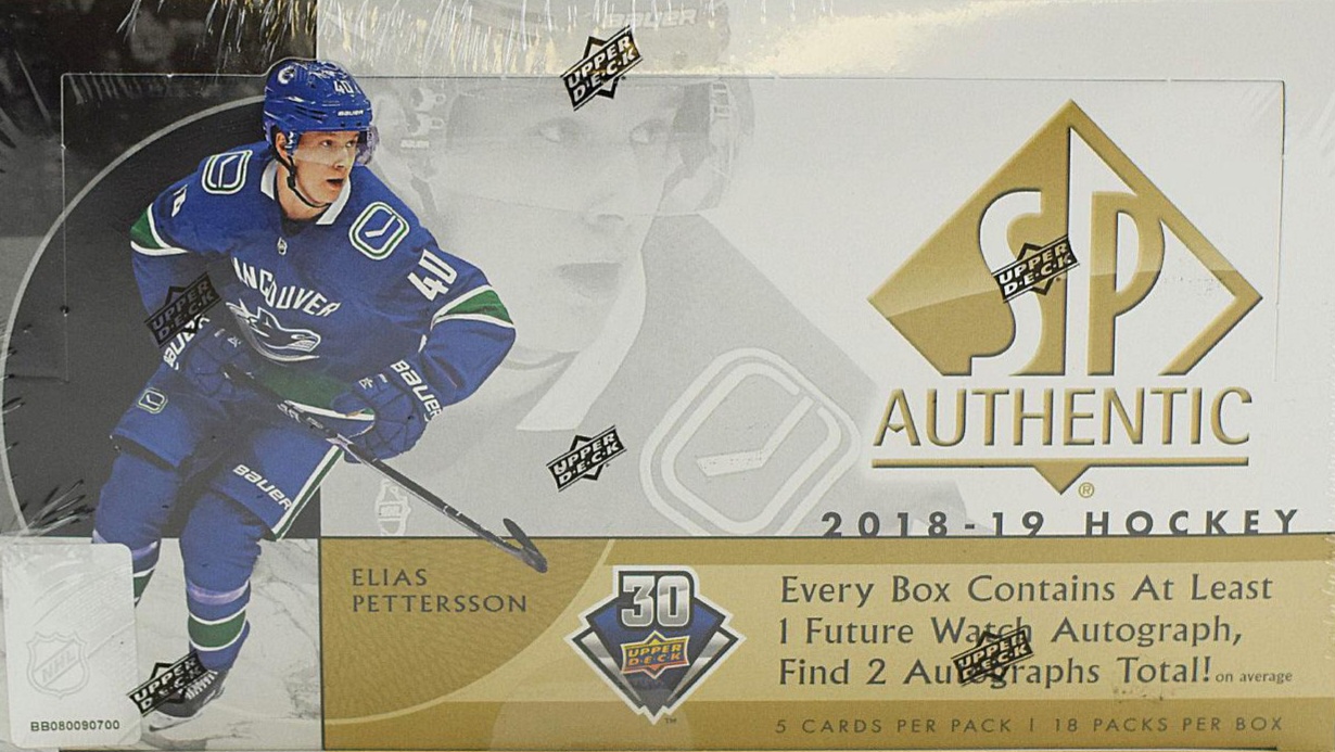 2018-19 SP Authentic hobby box