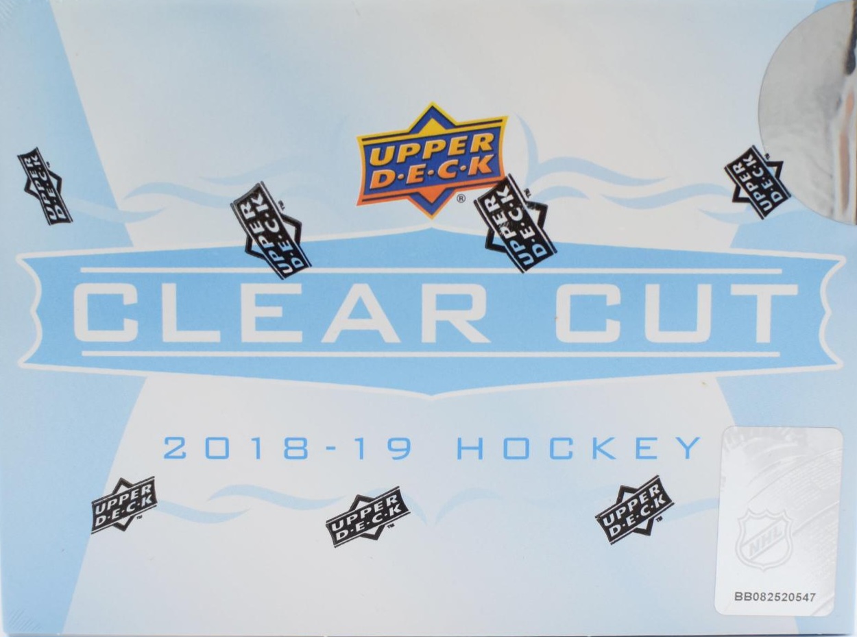 2018-19 Upper Deck Clear Cut hobby box