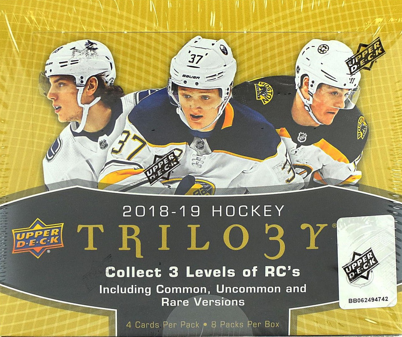 2018-19 Upper Deck Trilogy hobby box