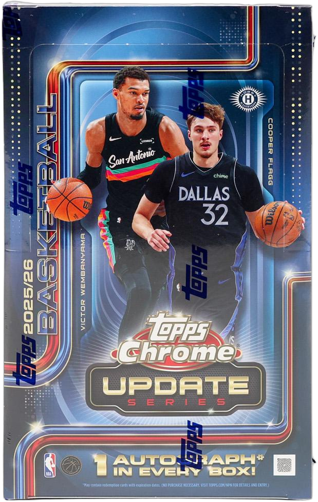 2025-26 Topps Chrome Update Basketball hobby box