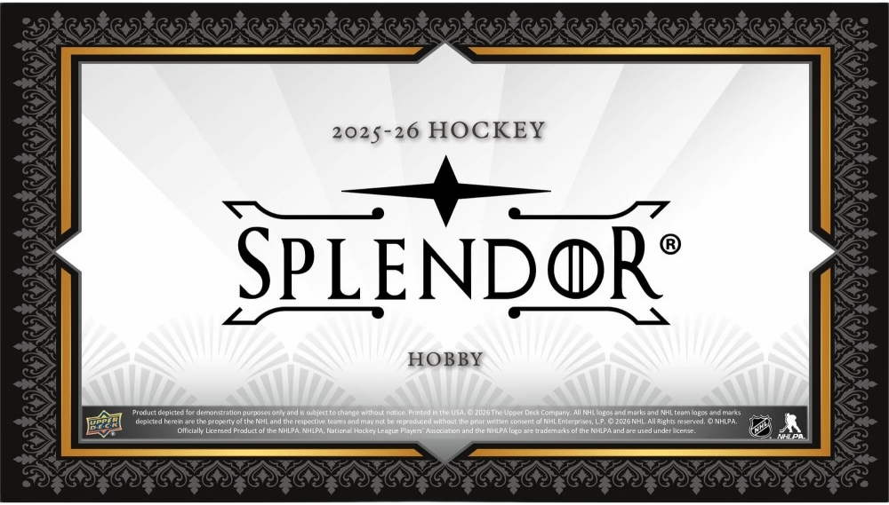 2025-26 Upper Deck Splendor Hockey hobby box